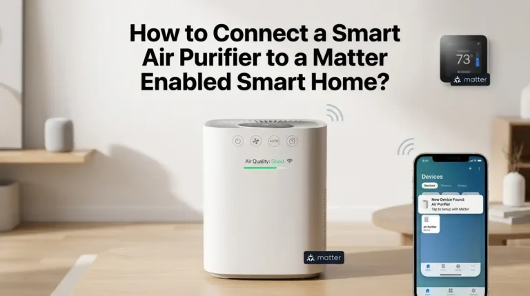 How to Connect a Smart Air Purifier to a Matter Enabled Smart Home?