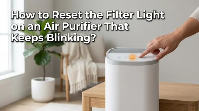 How to Reset the Filter Light on an Air Purifier That Keeps Blinking?