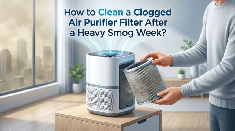 How to Clean a Clogged Air Purifier Filter After a Heavy Smog Week?