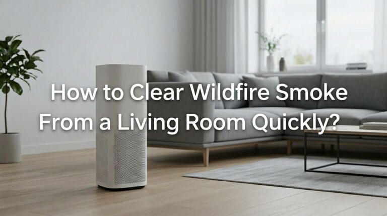 How to Clear Wildfire Smoke From a Living Room Quickly?