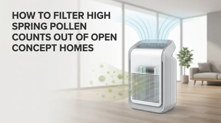 How to Filter High Spring Pollen Counts Out of Open Concept Homes?