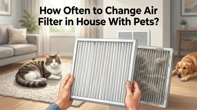 How Often to Change Air Filter in House With Pets?