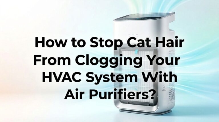 How to Stop Cat Hair From Clogging Your HVAC System With Air Purifiers?