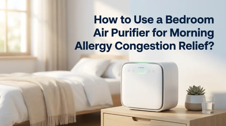 How to Use a Bedroom Air Purifier for Morning Allergy Congestion Relief?