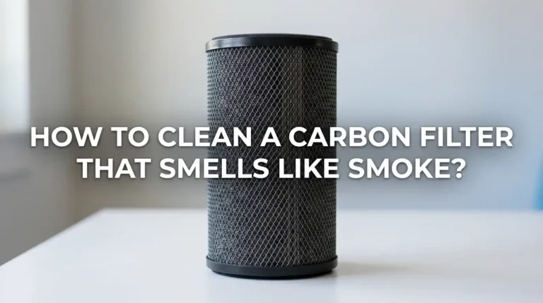 How To Clean A Carbon Filter That Smells Like Smoke?
