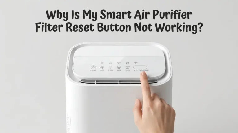 Why Is My Smart Air Purifier Filter Reset Button Not Working?