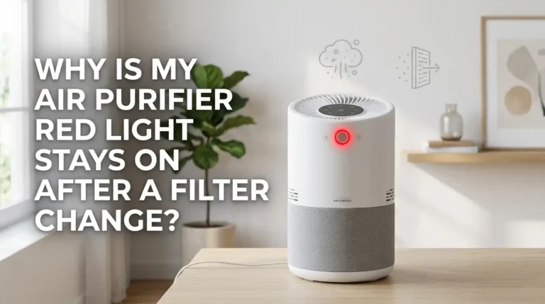 Why Is My Air Purifier Red Light Stays On After A Filter Change?