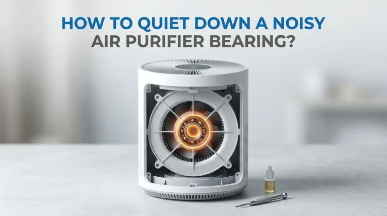 How To Quiet Down A Noisy Air Purifier Bearing?