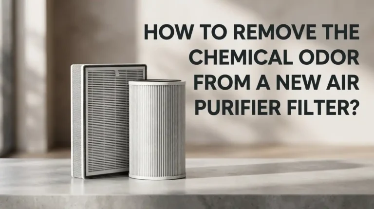 How To Remove The Chemical Odor From A New Air Purifier Filter?