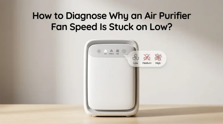 How to Diagnose Why an Air Purifier Fan Speed Is Stuck on Low?