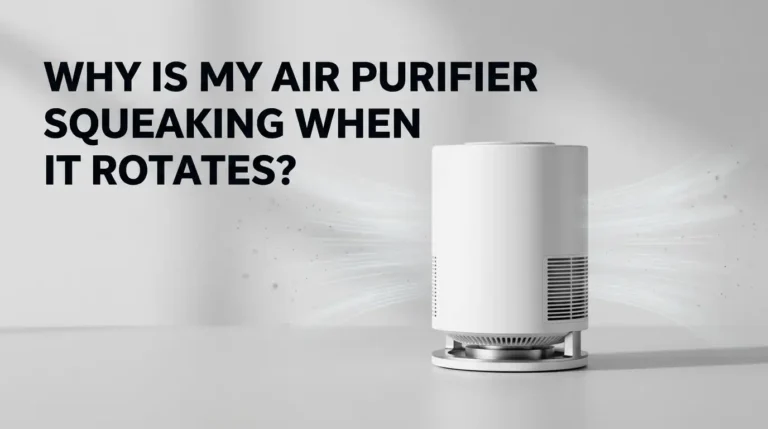 Why Is My Air Purifier Squeaking When It Rotates?
