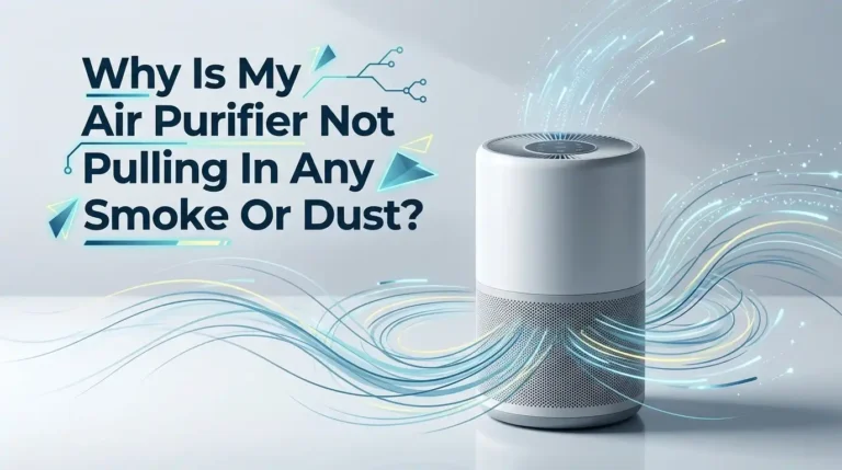 Why Is My Air Purifier Not Pulling In Any Smoke Or Dust?