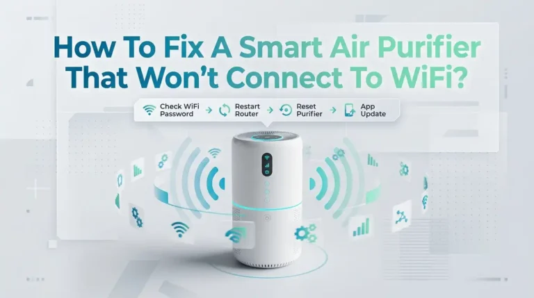 How To Fix A Smart Air Purifier That Won’t Connect To WiFi?