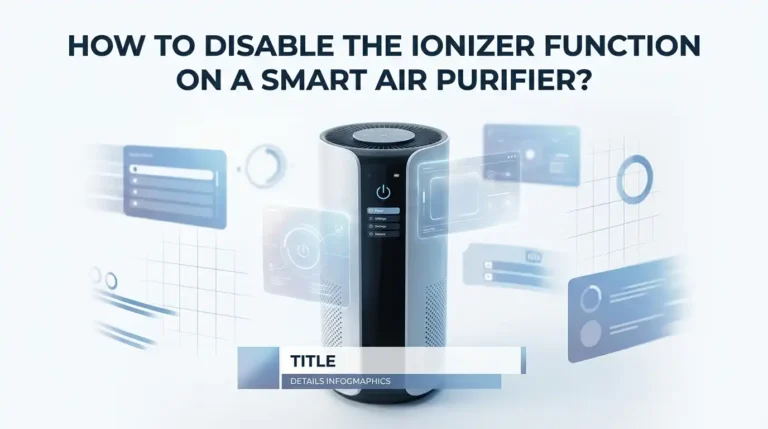 How To Disable The Ionizer Function On A Smart Air Purifier?