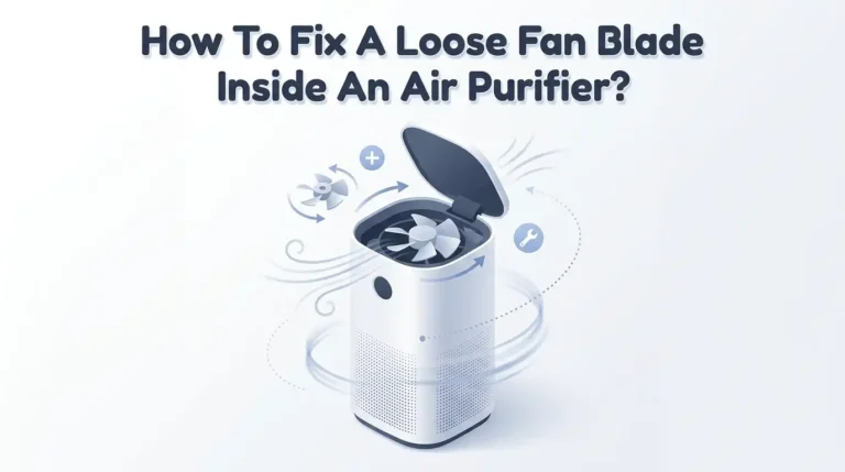 How To Fix A Loose Fan Blade Inside An Air Purifier?