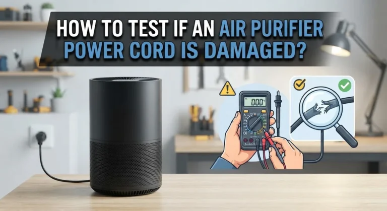 How To Test If An Air Purifier Power Cord Is Damaged?