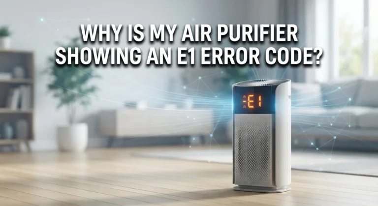 Why Is My Air Purifier Showing An E1 Error Code?
